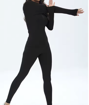 Thermisch Ondergoed Dames Set – Ademend, Stretch en Warm, Long Johns