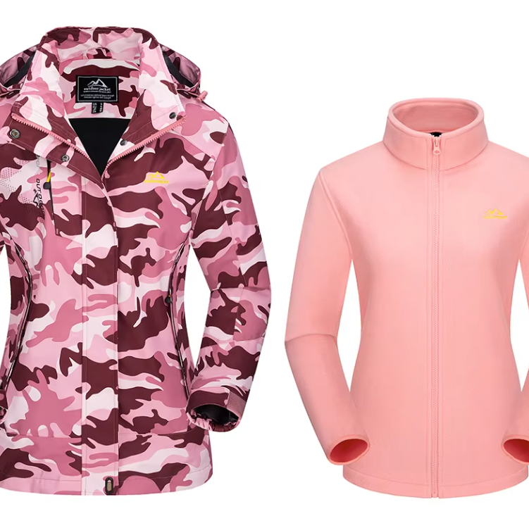 3-in-1 Dames Winterjas – Waterdicht, Fleece Gevoerd en Winddicht, Outdoor en Ski