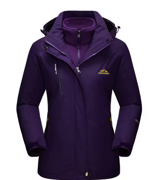 3-in-1 Dames Winterjas – Waterdicht, Fleece Gevoerd en Winddicht, Outdoor en Ski