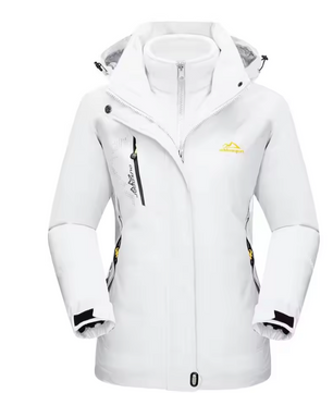 3-in-1 Dames Winterjas – Waterdicht, Fleece Gevoerd en Winddicht, Outdoor en Ski