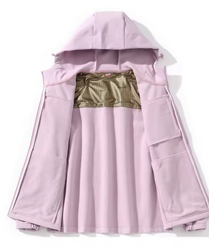 Softshell Dames Jas – Waterafstotend, Winddicht en Fleece Gevoerd, Outdoor en Winter