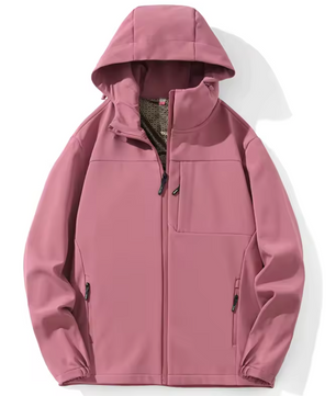 Softshell Dames Jas – Waterafstotend, Winddicht en Fleece Gevoerd, Outdoor en Winter