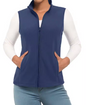 Fleece Bodywarmer Dames – Mouwloos, Warm en Lichtgewicht met Rits en 4 Zakken