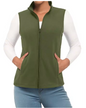 Fleece Bodywarmer Dames – Mouwloos, Warm en Lichtgewicht met Rits en 4 Zakken