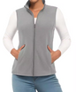 Fleece Bodywarmer Dames – Mouwloos, Warm en Lichtgewicht met Rits en 4 Zakken