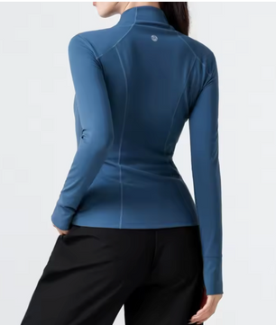 Dames Sportjack met Rits – Slim Fit, Ademend en Stretch, Yoga en Fitness