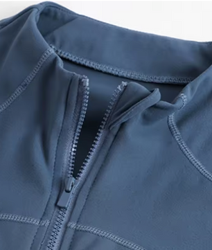 Dames Sportjack met Rits – Slim Fit, Ademend en Stretch, Yoga en Fitness