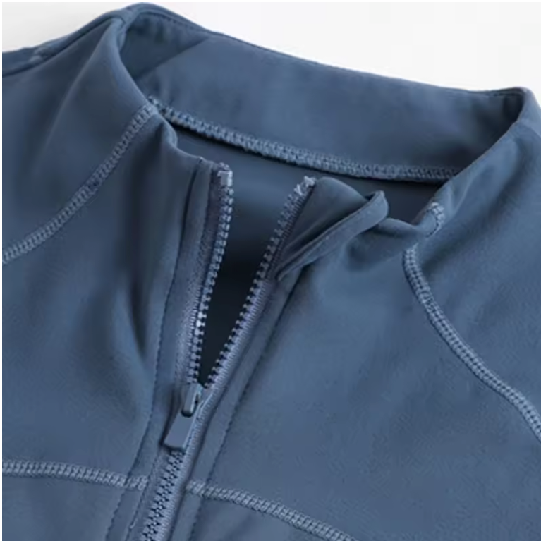 Dames Sportjack met Rits – Slim Fit, Ademend en Stretch, Yoga en Fitness