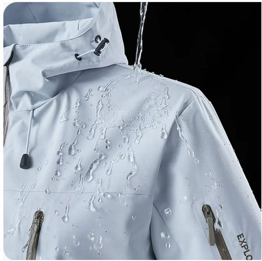 Unisex Outdoor Regenjas – Waterafstotend, Winddicht en Lichtgewicht, Hiking en Camping