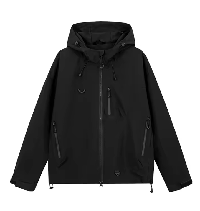 Unisex Outdoor Jas – Waterafstotend, Winddicht en Lichtgewicht, Hiking en Camping