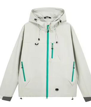 Unisex Outdoor Jas – Waterafstotend, Winddicht en Lichtgewicht, Hiking en Camping