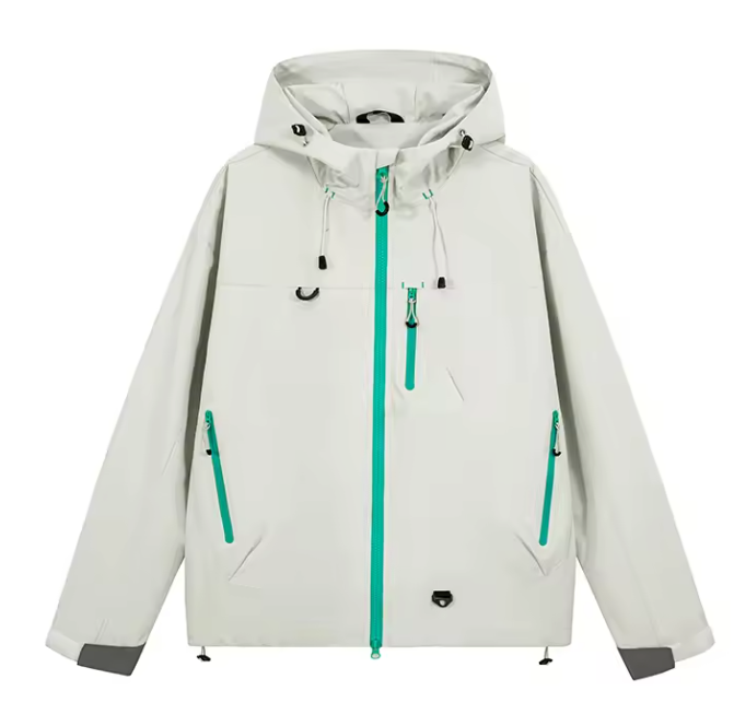 Unisex Outdoor Jas – Waterafstotend, Winddicht en Lichtgewicht, Hiking en Camping