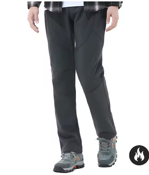 Thermische Outdoor Broek Heren – Waterafstotend, Winddicht en Fleece Gevoerd, Hiking en Ski