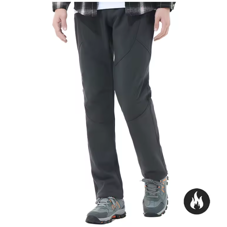 Thermische Outdoor Broek Heren – Waterafstotend, Winddicht en Fleece Gevoerd, Hiking en Ski