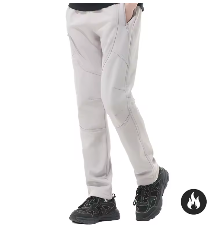 Thermische Outdoor Broek Heren – Waterafstotend, Winddicht en Fleece Gevoerd, Hiking en Ski