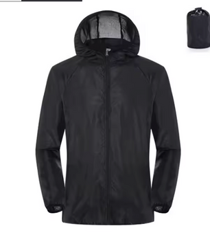 Unisex Regenjas – Waterafstotend, Winddicht en Lichtgewicht met UV-bescherming
