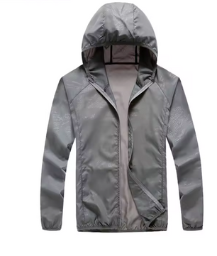 Unisex Regenjas – Waterafstotend, Winddicht en Lichtgewicht met UV-bescherming
