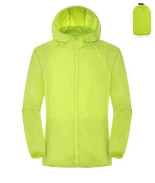 Unisex Regenjas – Waterafstotend, Winddicht en Lichtgewicht met UV-bescherming