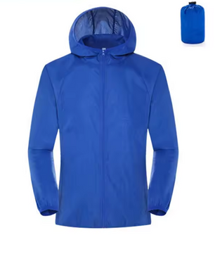 Unisex Regenjas – Waterafstotend, Winddicht en Lichtgewicht met UV-bescherming