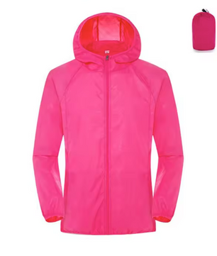 Unisex Regenjas – Waterafstotend, Winddicht en Lichtgewicht met UV-bescherming
