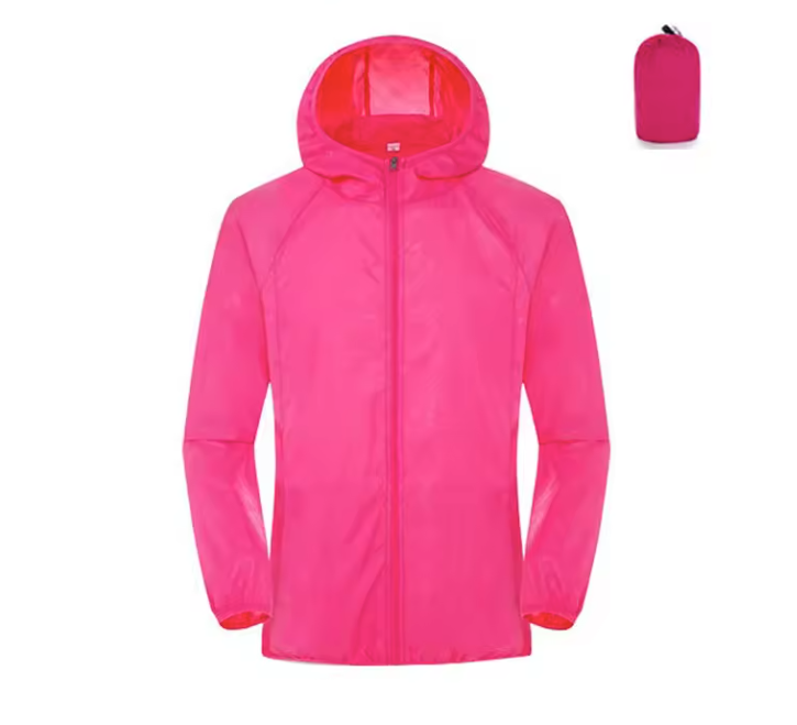 Unisex Regenjas – Waterafstotend, Winddicht en Lichtgewicht met UV-bescherming
