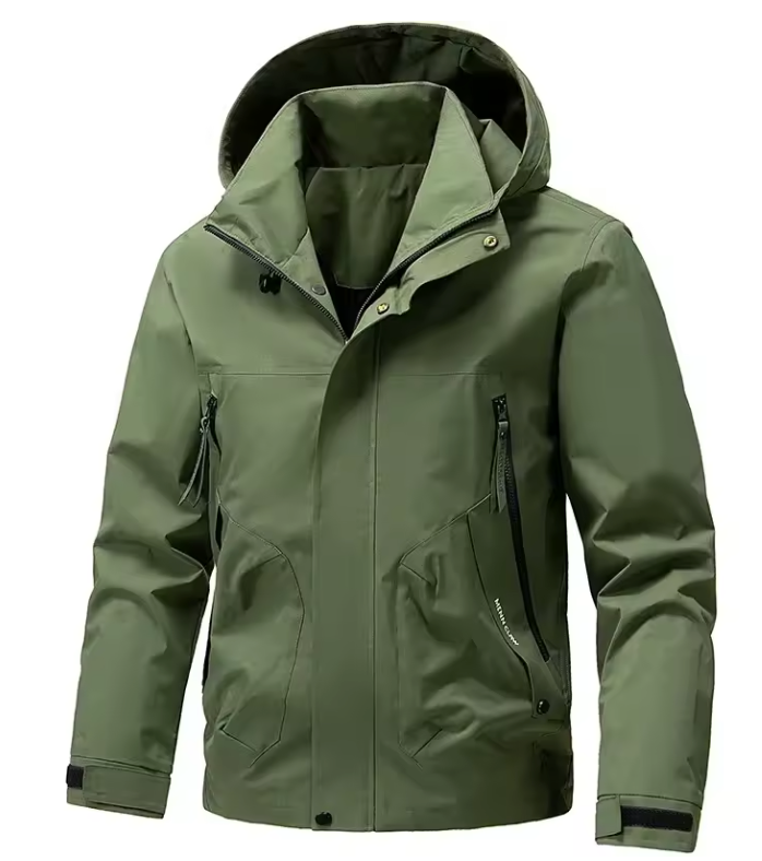 Unisex Outdoor Jas – Waterafstotend, Winddicht en Ademend, Hiking en Camping