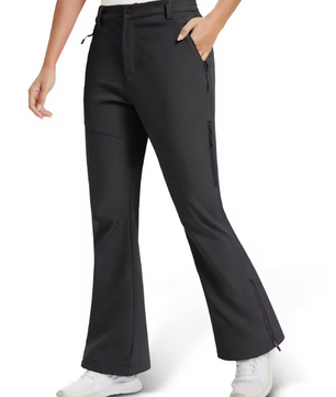 Dames Thermische Outdoor Broek – Fleece Gevoerd, Waterafstotend en Warm, Winter en Hiking