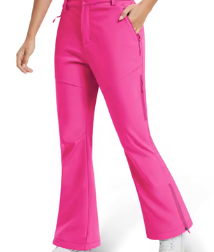 Dames Thermische Outdoor Broek – Fleece Gevoerd, Waterafstotend en Warm, Winter en Hiking