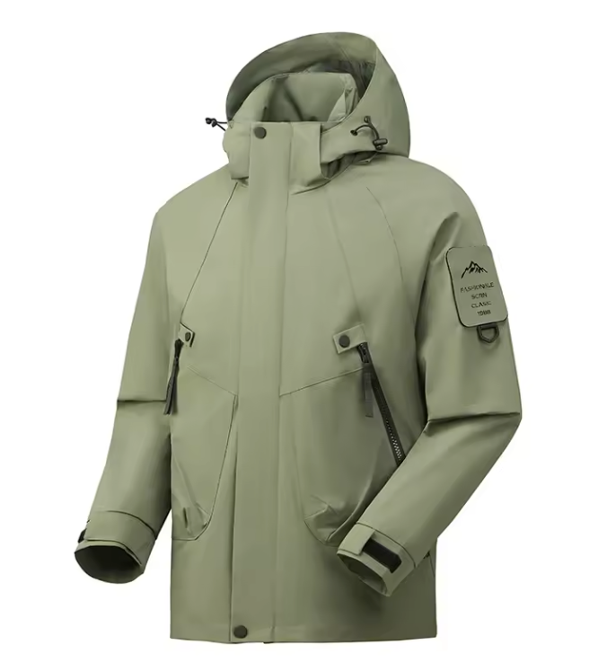 Unisex Outdoor Regenjas – Waterafstotend, Winddicht en Ademend, Hiking en Camping