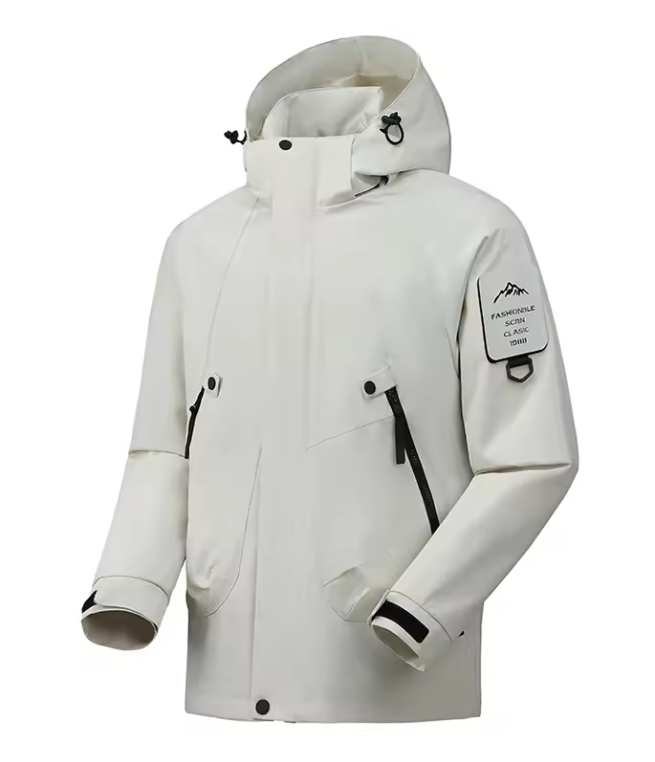 Unisex Outdoor Regenjas – Waterafstotend, Winddicht en Ademend, Hiking en Camping