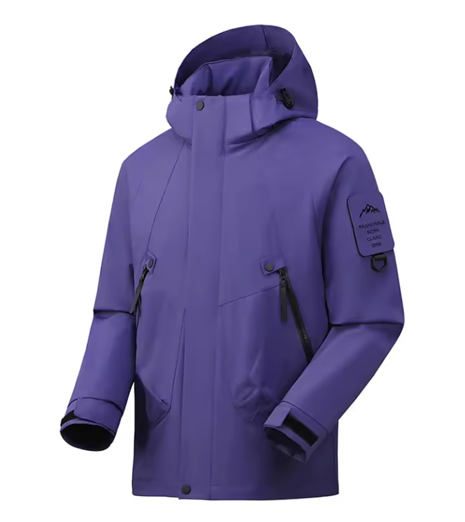 Unisex Outdoor Regenjas – Waterafstotend, Winddicht en Ademend, Hiking en Camping