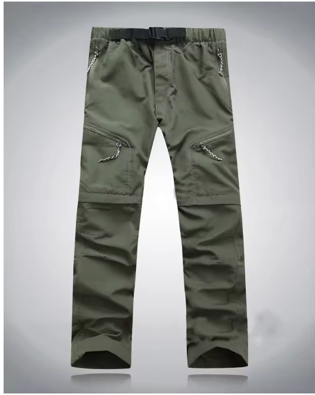 Heren Outdoor Cargo Broek – Afritsbaar, Sneldrogend en Stretch, Hiking en Camping