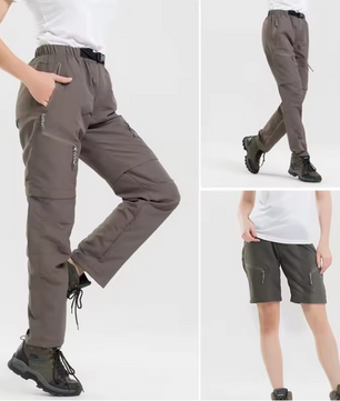 Heren Outdoor Cargo Broek – Afritsbaar, Sneldrogend en Stretch, Hiking en Camping