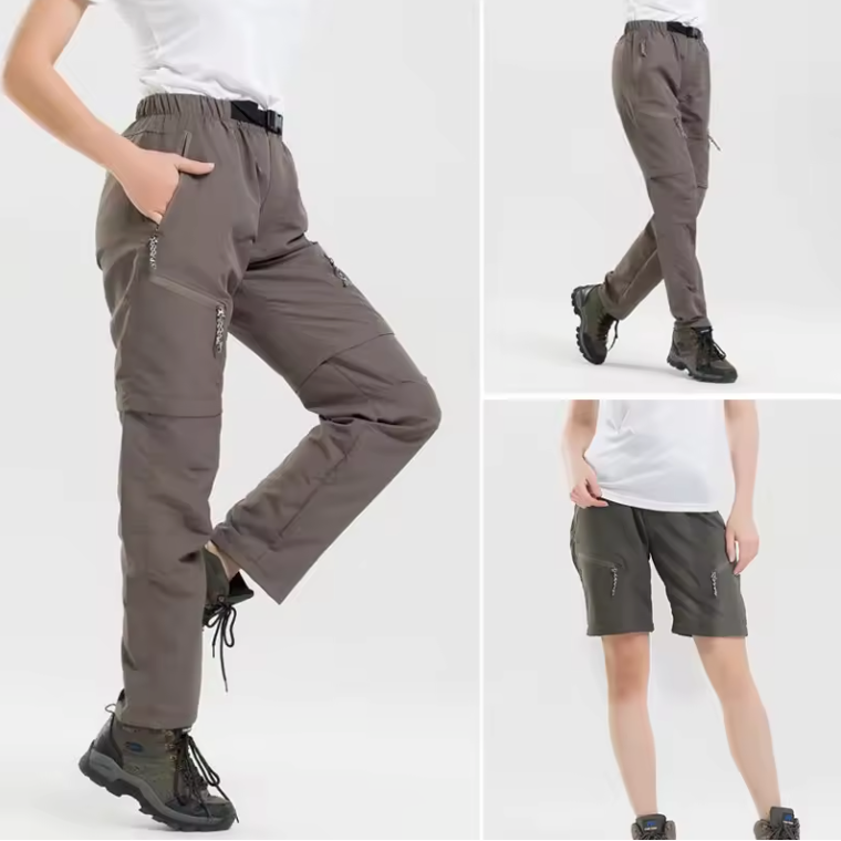 Heren Outdoor Cargo Broek – Afritsbaar, Sneldrogend en Stretch, Hiking en Camping