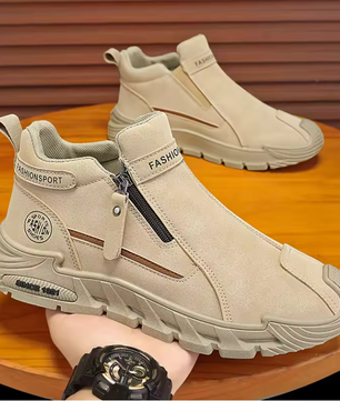 Heren Outdoor Sneakers – Antislip, Ademend en Slijtvast, Hiking en Werk