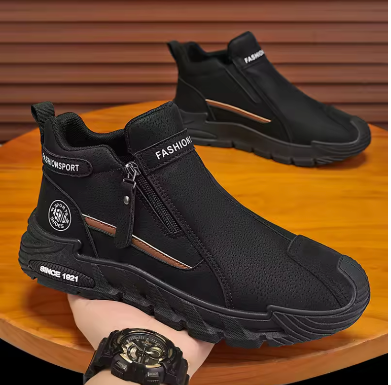 Heren Outdoor Sneakers – Antislip, Ademend en Slijtvast, Hiking en Werk