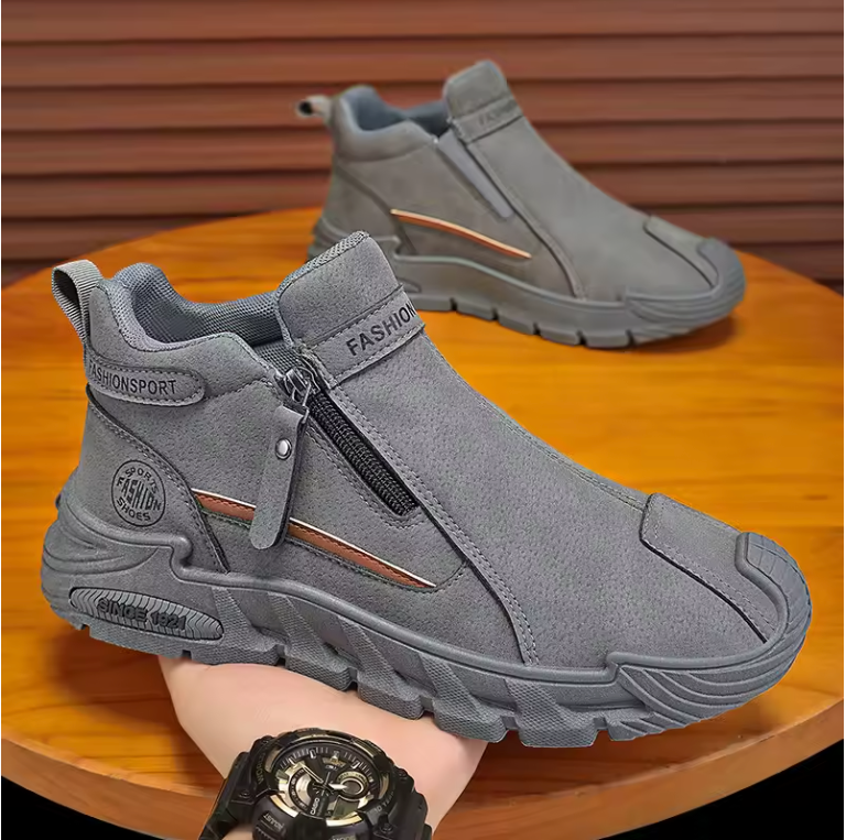 Heren Outdoor Sneakers – Antislip, Ademend en Slijtvast, Hiking en Werk