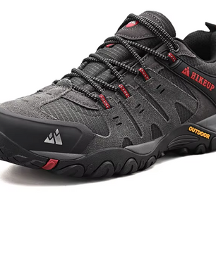 Heren Hiking Schoenen – Suède Leer, Slijtvast en Antislip, Outdoor en Trekking