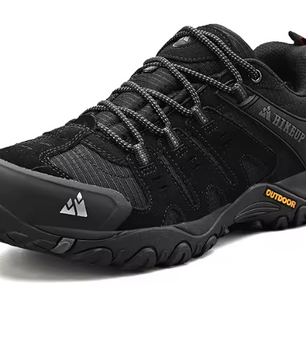 Heren Hiking Schoenen – Suède Leer, Slijtvast en Antislip, Outdoor en Trekking