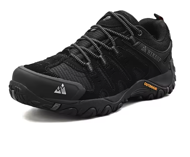Heren Hiking Schoenen – Suède Leer, Slijtvast en Antislip, Outdoor en Trekking