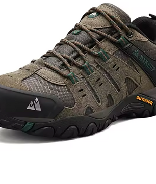 Heren Hiking Schoenen – Suède Leer, Slijtvast en Antislip, Outdoor en Trekking