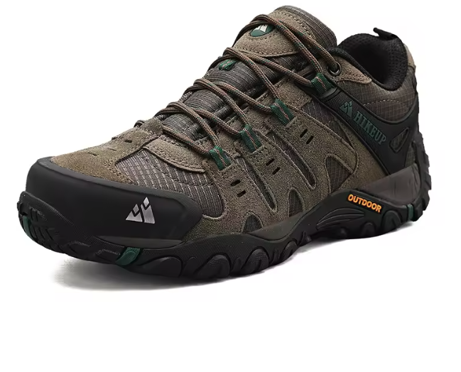 Heren Hiking Schoenen – Suède Leer, Slijtvast en Antislip, Outdoor en Trekking