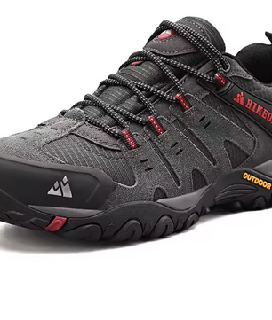 Heren Hiking Schoenen – Suède Leer, Slijtvast en Antislip, Outdoor en Trekking