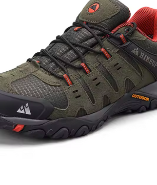Heren Hiking Schoenen – Suède Leer, Slijtvast en Antislip, Outdoor en Trekking