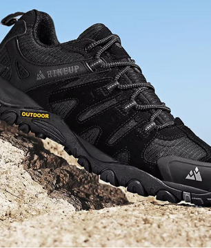 Heren Hiking Schoenen – Suède Leer, Slijtvast en Antislip, Outdoor en Trekking