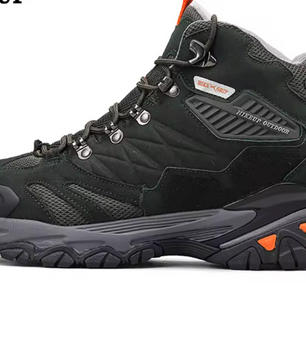 Heren Winter Hiking Boots – Suède, Hoog Model en Antislip, Outdoor en Trekking