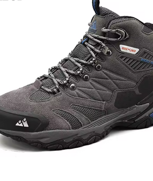 Heren Winter Hiking Boots – Suède, Hoog Model en Antislip, Outdoor en Trekking