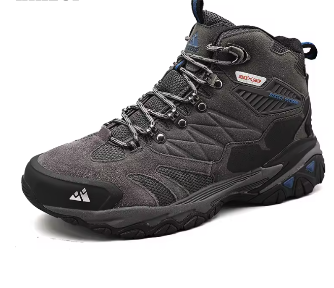 Heren Winter Hiking Boots – Suède, Hoog Model en Antislip, Outdoor en Trekking