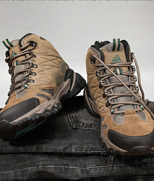 Heren Winter Hiking Boots – Suède, Hoog Model en Antislip, Outdoor en Trekking