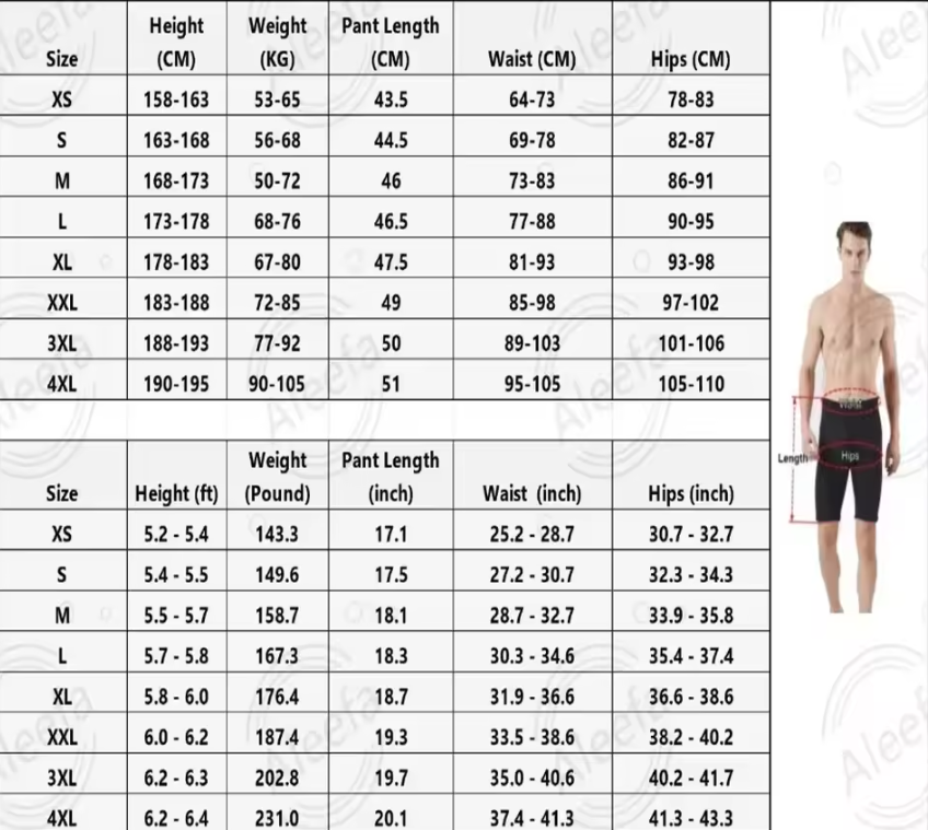 Heren Neopreen Wetsuit Shorts 2 mm – Flexibele Duikshorts voor Surfen en Zwemmen
